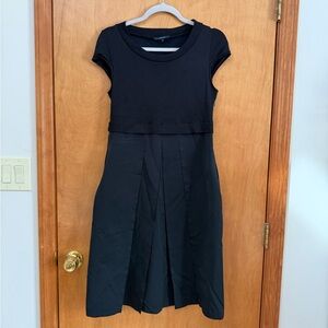 S’Max Mara Black Midi Dress Made in Italy Size M